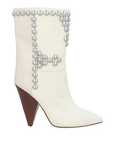 ISABEL MARANT Stiefelette Off white 100% Kalbsleder