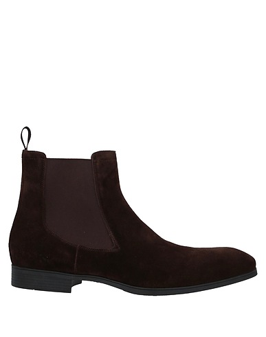 SANTONI Ankle boot Dark brown Leather