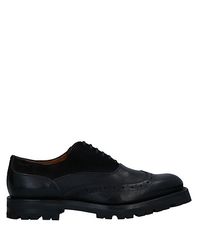 BALLY Laced shoes Black Calfskin