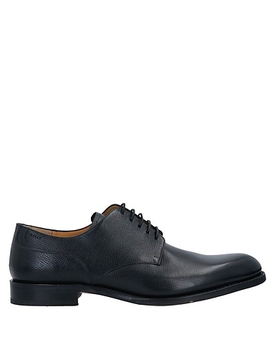 BALLY Laced shoes Black Calfskin