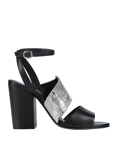 STRATEGIA Sandals Black Leather
