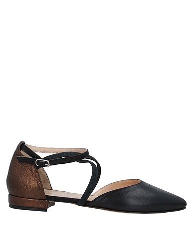 PESERICO Ballet flats Black Soft Leather