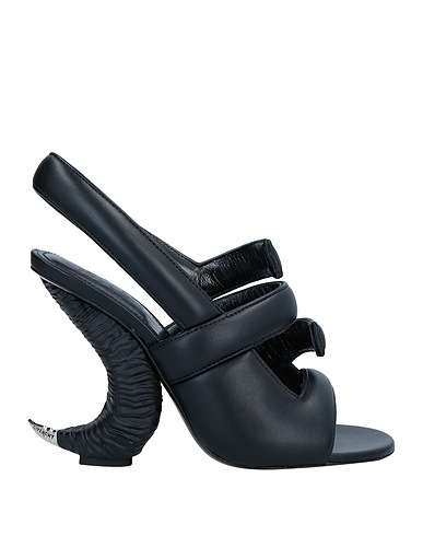 GIVENCHY Sandalen Schwarz 100% Kalbsleder