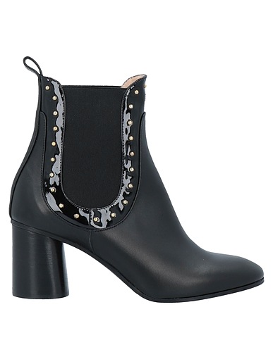 NORMA J.BAKER Ankle boot Black Calfskin