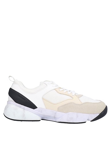 CROMIER Sneakers Beige Leather, Textile fibres, Nylon
