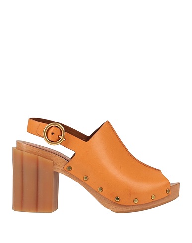 STELLA McCARTNEY Mule e zoccoli Cammello Fibre tessili