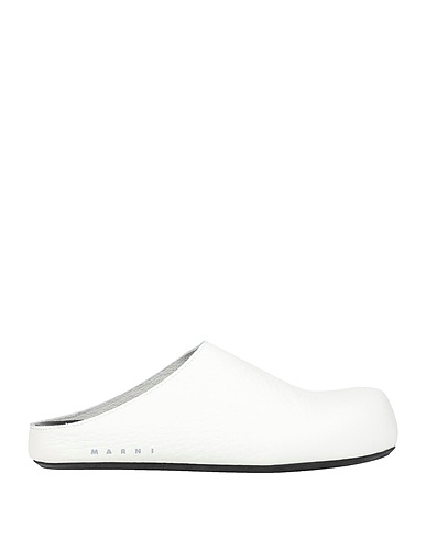 MARNI Mules and clogs White Soft Leather
