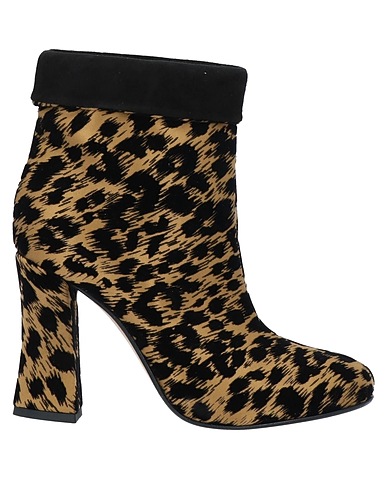 SGN GIANCARLO PAOLI Ankle boot Camel Textile fibres