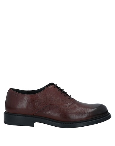 BALLY Laced shoes Brown Calfskin