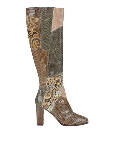 ETRO Boots Khaki Ayers, Textile fibres