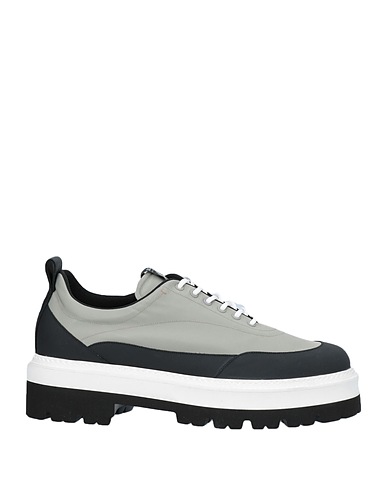 BALLY Laced shoes Black Textile fibres, Leather