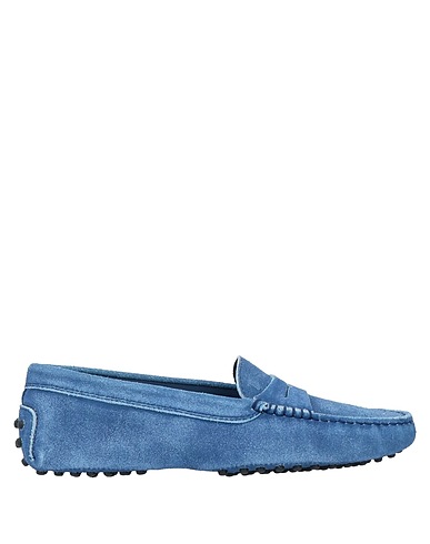 TOD'S Loafers Slate blue Leather