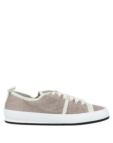 PREMIATA Sneakers Taupe Leather, Textile fibers