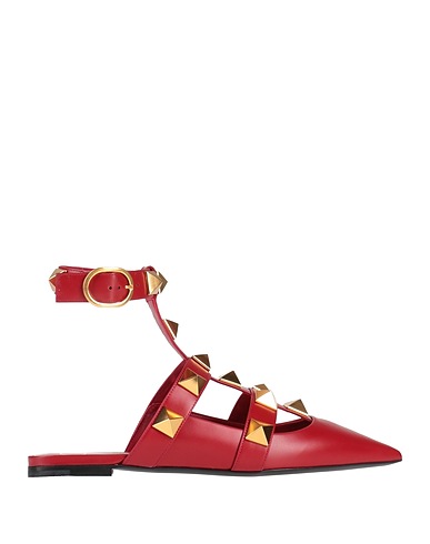 VALENTINO GARAVANI Ballet flats Red Soft Leather