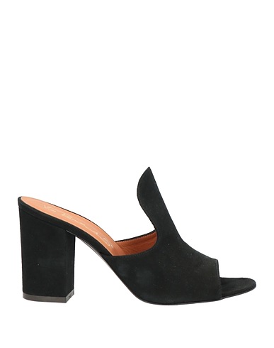 VIA ROMA 15 Sandals Black Leather
