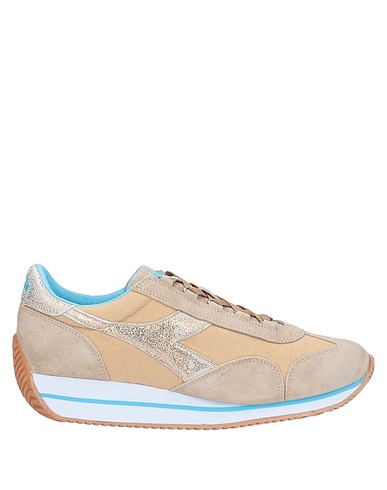 DIADORA HERITAGE Sneakers Beige Leather, Textile fibers