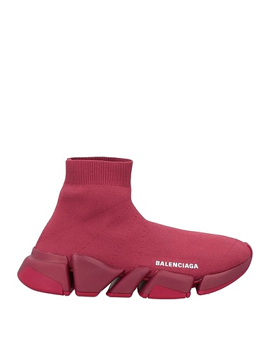 BALENCIAGA Sneakers Burgundy Textile fibers