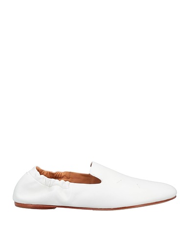 MAISON MARGIELA Loafers White Soft Leather