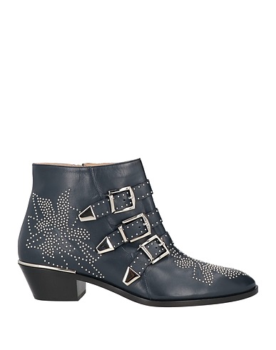 CHLOÉ Ankle boot Midnight blue Leather