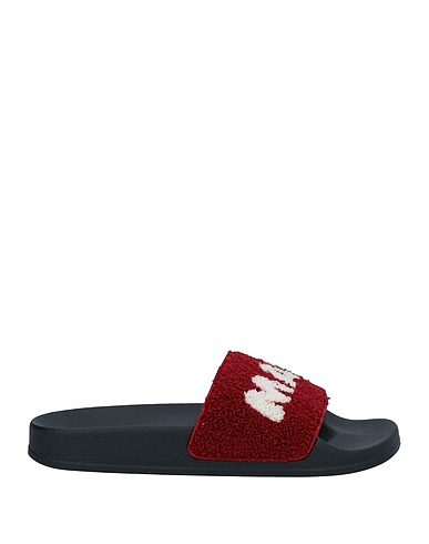 MARNI Sandalen Ziegelrot Gewebefasern