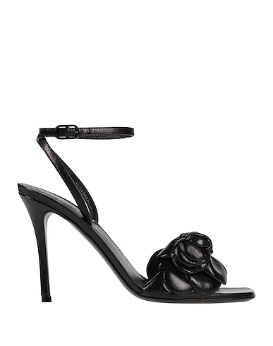 VALENTINO GARAVANI Sandals ATELIER SHOES Black Leather
