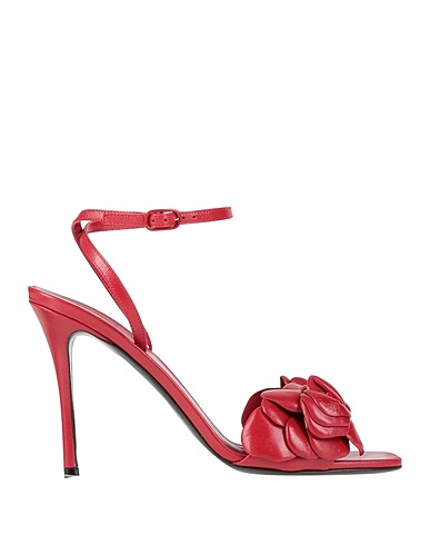 VALENTINO GARAVANI Sandals ATELIER SHOES Red Leather