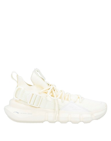 LI-NING x NEIL BARRETT Sneakers Ivory Textile fibers, Soft Leather