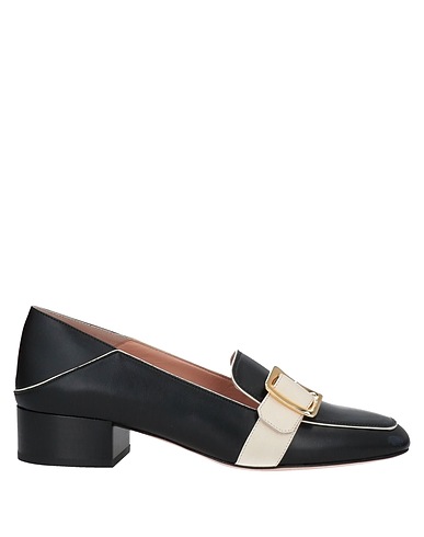 BALLY Loafers Black Calfskin