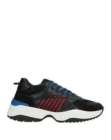DSQUARED2 Sneakers Calfskin, Textile fibres