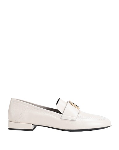 FURLA Loafers FURLA 1927 CONVERTIBLE LOAFER 
 Ivory 100% Leather