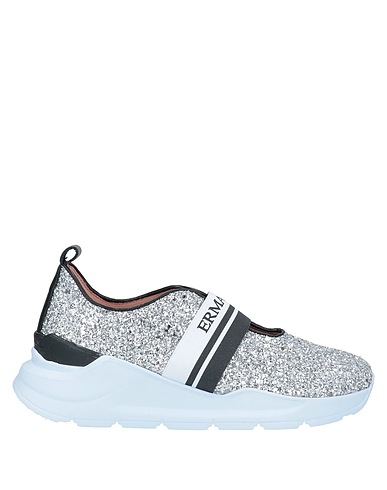 ERMANNO DI ERMANNO SCERVINO Sneakers Silver Textile fibres