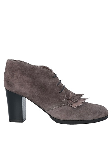 ALTO GRADIMENTO Laced shoes Dove grey Soft Leather