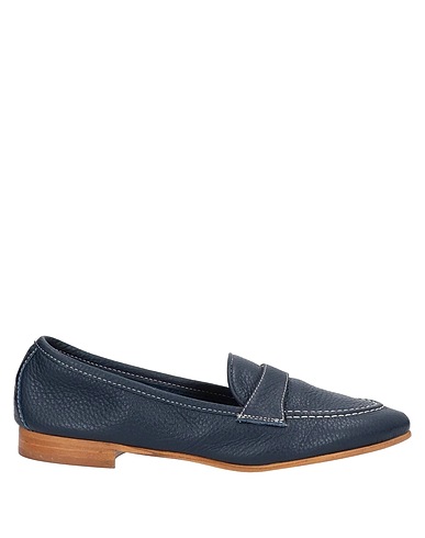 STUDIO POLLINI Loafers Blue Soft Leather