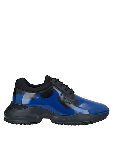 HOGAN Sneakers Blu china Pelle, Fibre tessili