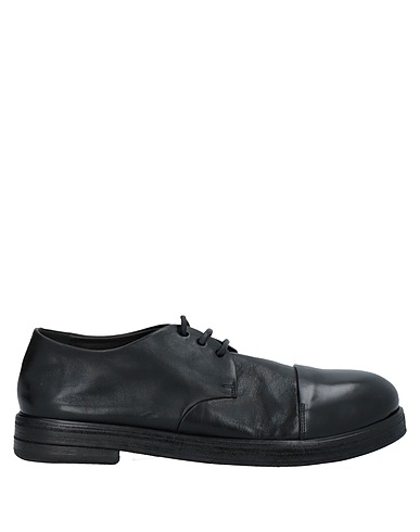 MARSÈLL Laced shoes Black Horse leather
