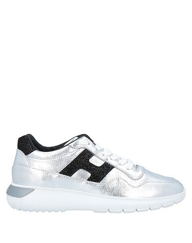 HOGAN Sneakers Silver Leather