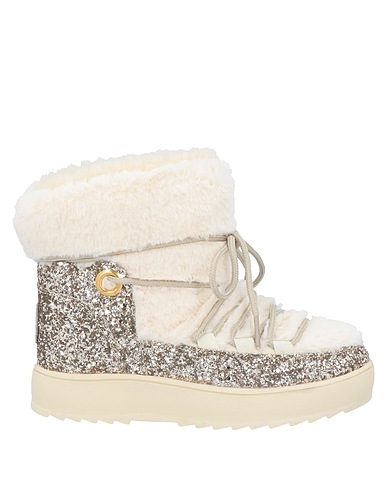 COLORS OF CALIFORNIA Ankle boot Ivory Textile fibres, Other Fibres