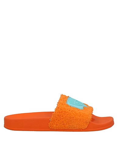 CHIARA FERRAGNI Hausschuhe Orange Gewebefasern