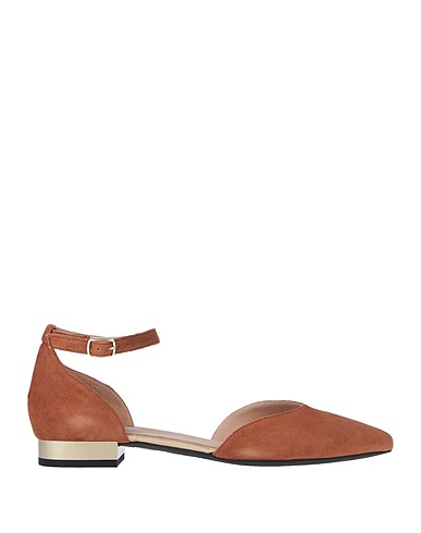 GEOX Ballet flats Camel Goat skin