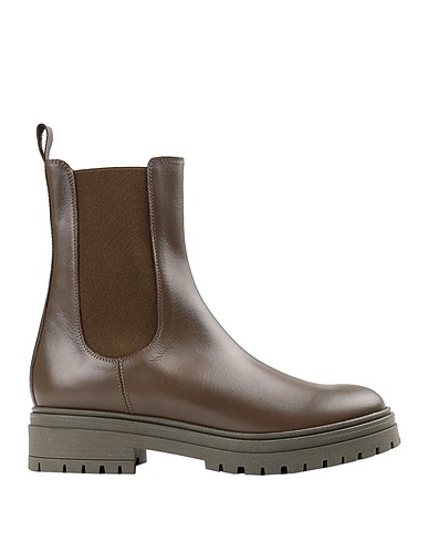 BIANCA DI Ankle boot Military green Calfskin