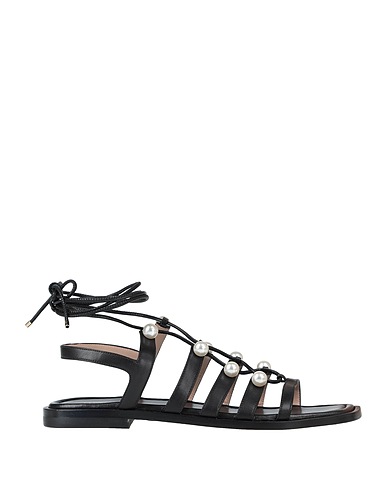 STUART WEITZMAN Sandals Black Calfskin