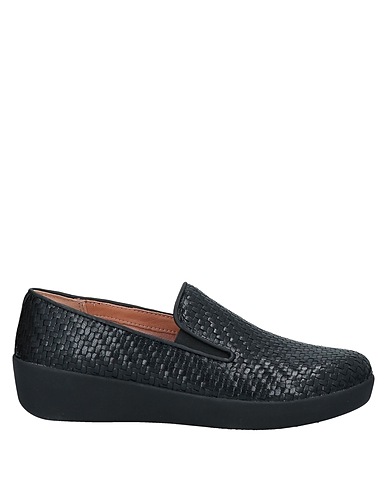 FITFLOP Mokassins Schwarz Leder