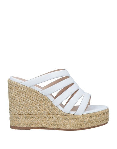 STUART WEITZMAN Espadrilles White Leather