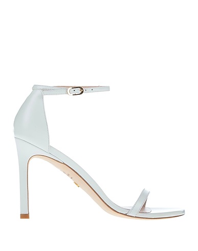 STUART WEITZMAN Sandals White Calfskin