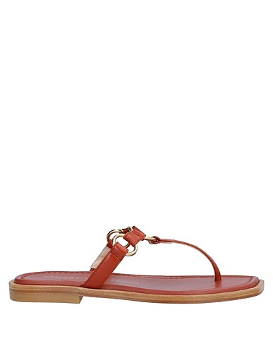 STUART WEITZMAN Flip flops Tan Soft Leather