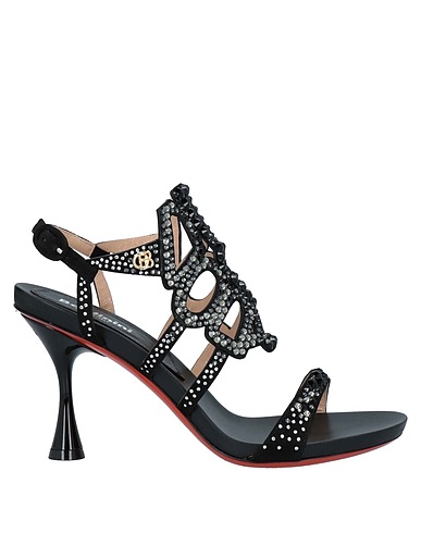 BALDININI Sandals Black Soft Leather