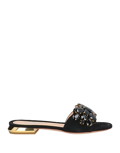 BALDININI Sandals Black Soft Leather