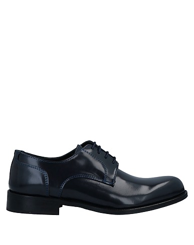 ROBERTO BOTTICELLI Laced shoes Midnight blue Calfskin