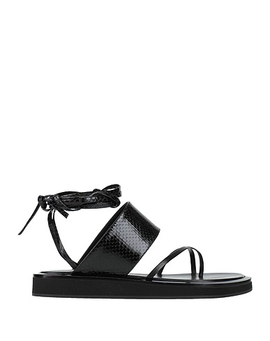 PARIS TEXAS Flip flops Black Leather
