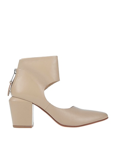 ELENA IACHI Ankle boot Beige Soft Leather